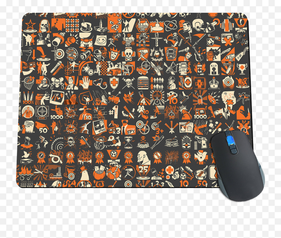 Tf2 Achievement Mousepad - Tf2 Pillow Emoji,Tf2 Emoticons List