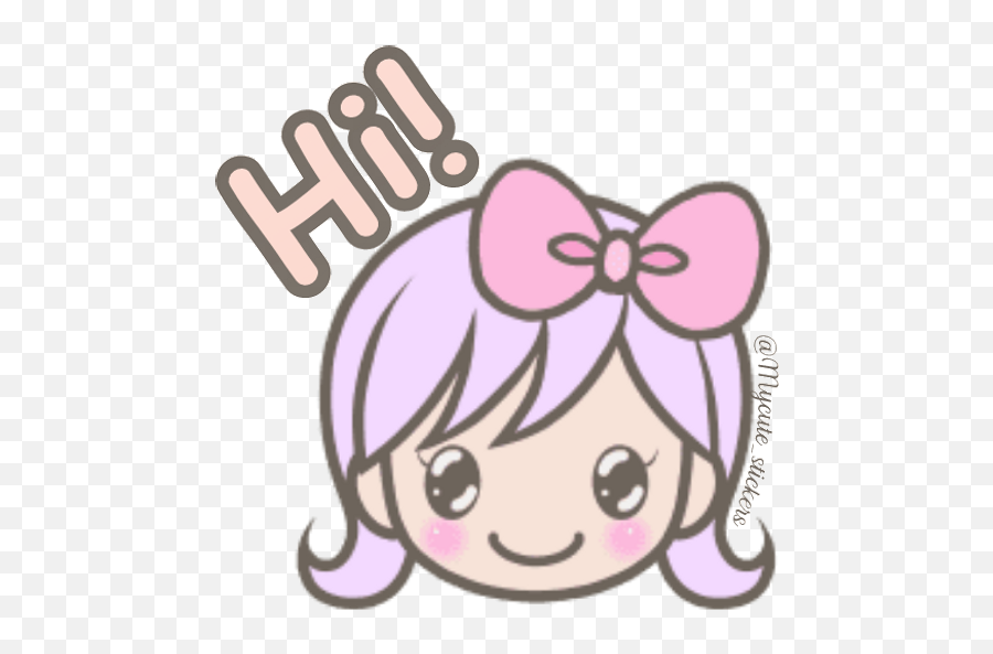 Sticker Maker - Emojis Cute Kawaii 3by Yessy Girly,Girly Emojis