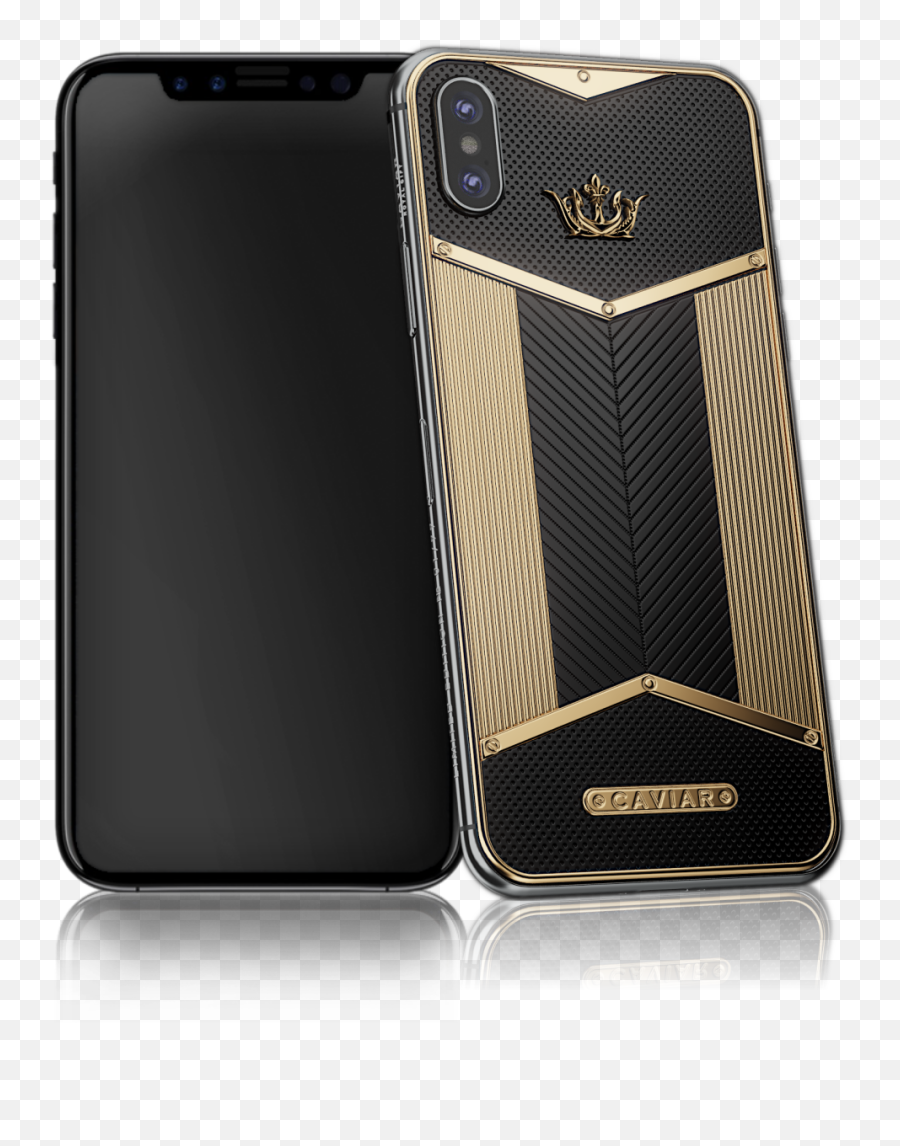 Caviar Iphone X Black Gold Sides X - Caviar Cover Iphone X Emoji,Emotion Stealth Pro