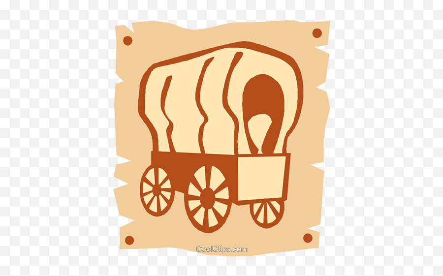 Download Covered Wagons Royalty Free Vector Clip Art Emoji,Wagon Emoji