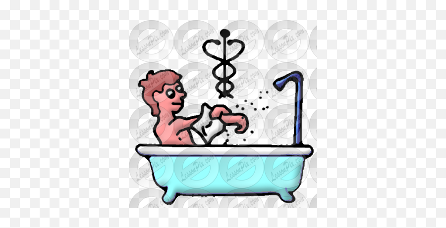 Bath Picture For Classroom Therapy Use - Great Bath Clipart Emoji,Bath Emoji