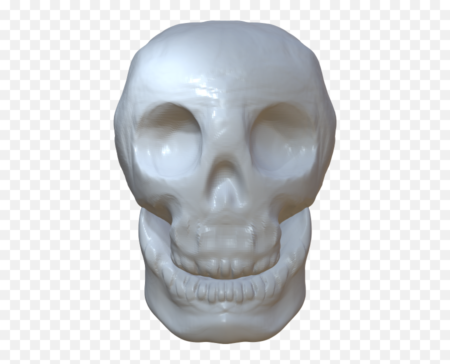 My 1st Sculpture Skull - Artwork Nomad Sculpt Emoji,Ios 8 Skull Emoji Png