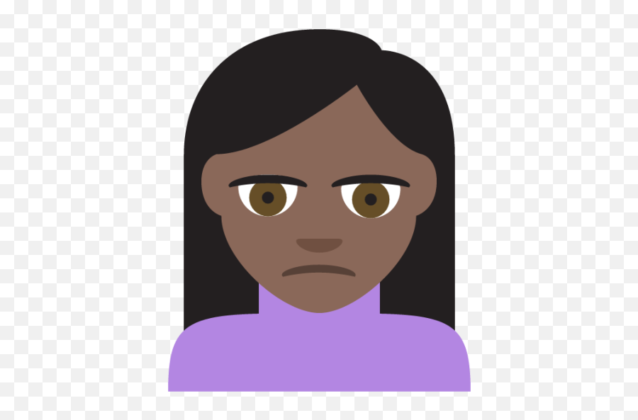 Person Frowning Tone 5 Emoji - Download For Free U2013 Iconduck,Emoji For 5