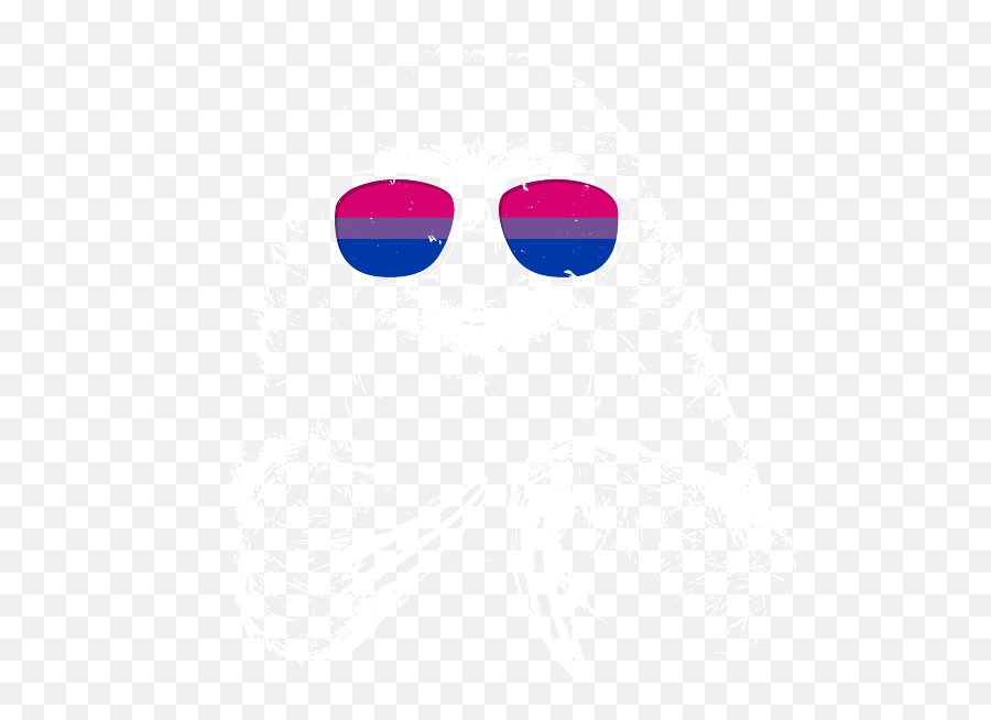Pride Sloth Bisexual Flag Sunglasses Bath Towel For Sale By Emoji,Bi Flag Emoji For Twitter