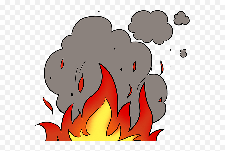 How To Draw Flames Page 6 - Line17qqcom Fire And Smoke Drawing Emoji,Flames Emoji