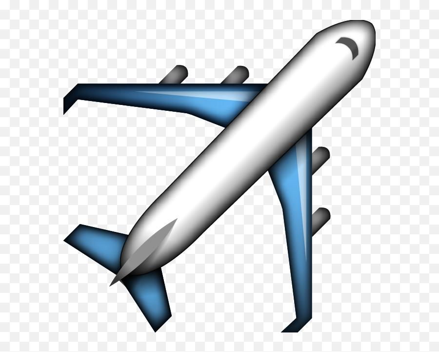 Download Hd Download Airplane Emoji Icon - Facebook Plane Transparent Background Airplane Emoji,Facebook Emoji