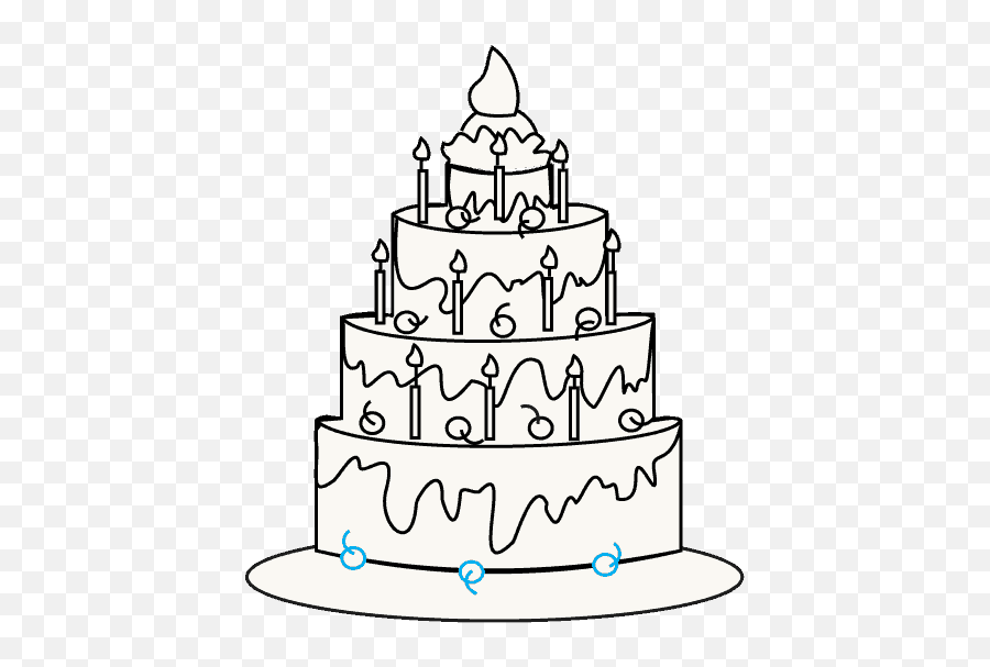 Library Of Slice Of Cake Banner Royalty - Cake Drawing Emoji,Slice Of Cake Emoji