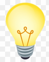 Wonde - Transparent Background Light Bulb Png Emoji,Light Bulb Emoji