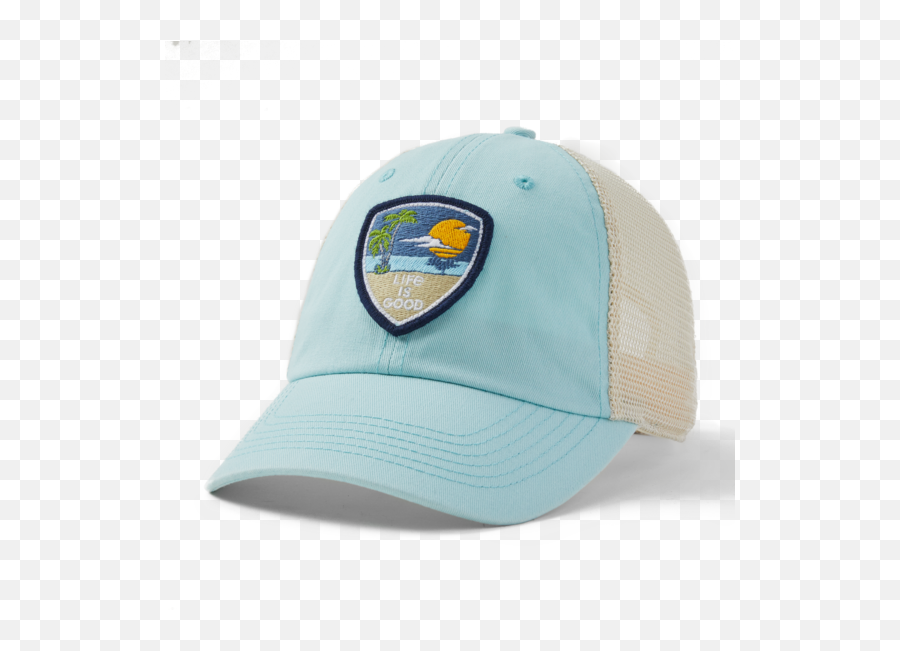 Hats Beach Shield Soft Mesh Back Cap Life Is Good - For Baseball Emoji,100 Emoji Shorts