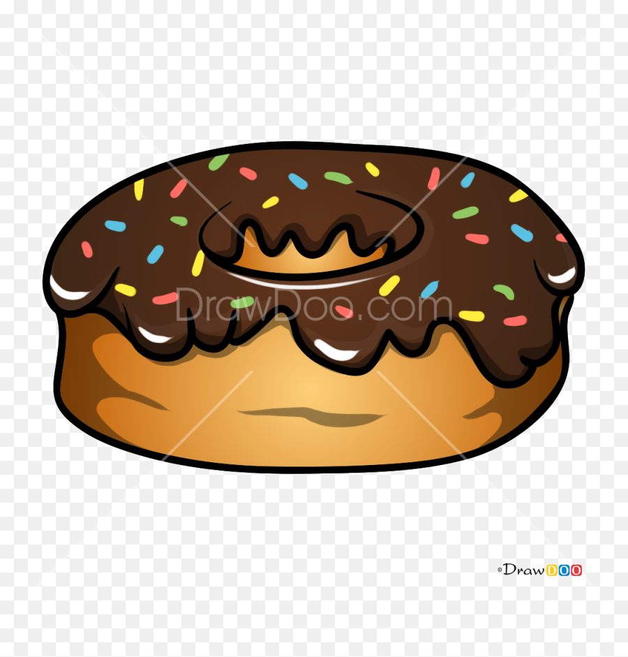How To Draw Donut Desserts - Pczki Emoji,Emoji Movie Baby Donuts Pictures