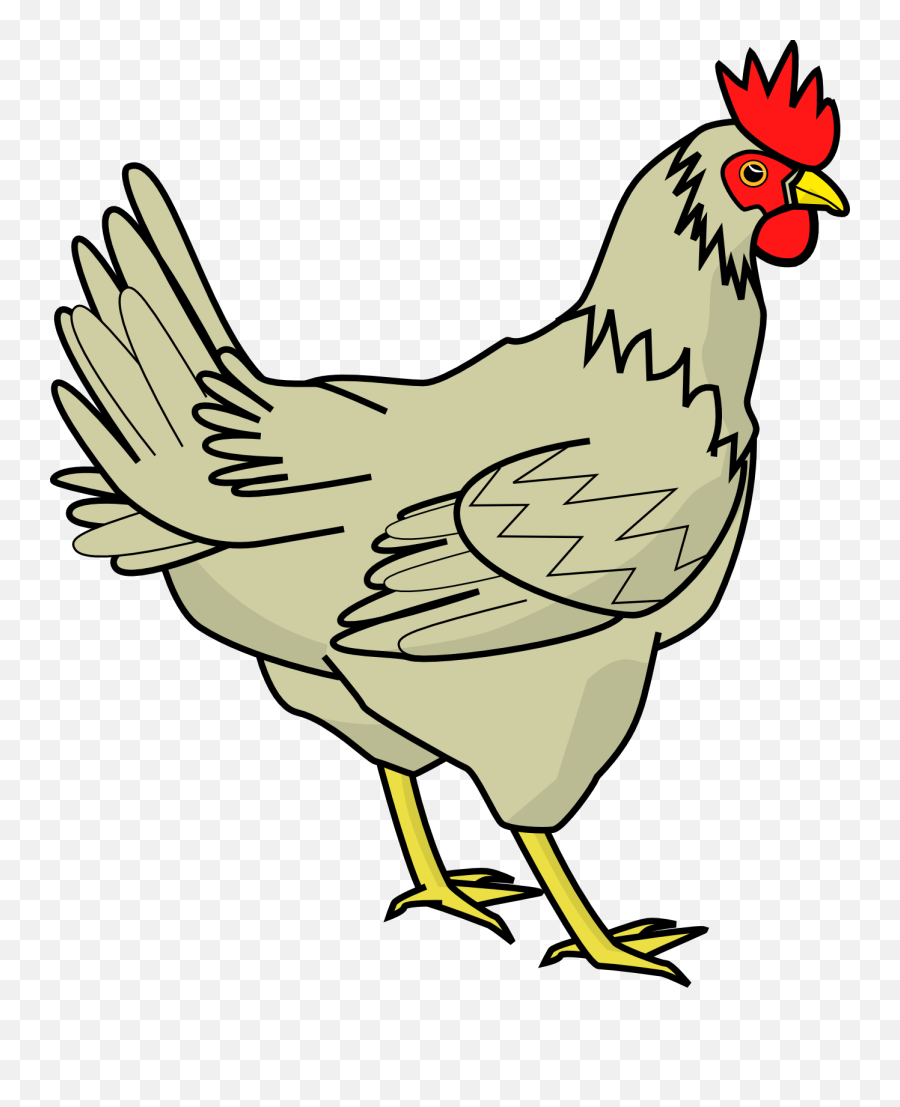 Chicken Clipart Black And White Free Clipart Images - Clipartix Chicken Clipart Emoji,Chicken Emoji Png