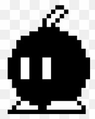 Pixel Art Mario Bomb Vinyl Used Is A High Quality Indoor - Deltaswap Kris Emoji,Mario Bomb Emoticon Transparent
