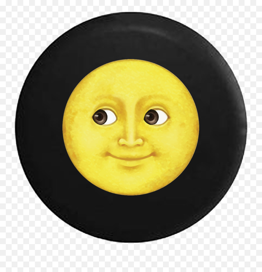 Spare Tire Cover Full Moon Face Man In - Sorensdale Park Emoji,Moon With Face Emoticon