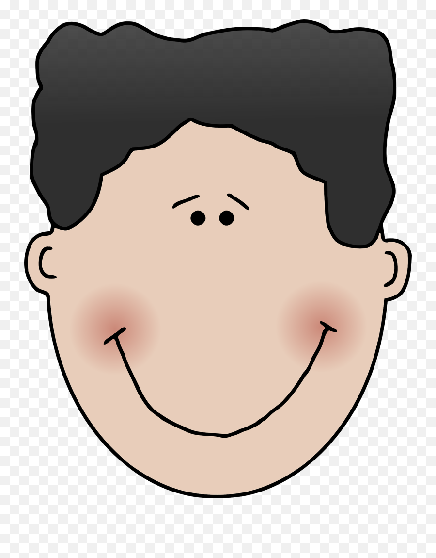 Blushing Cartoon Boy Face Png Svg Clip Art For Web Emoji,Roger Federer Emoji