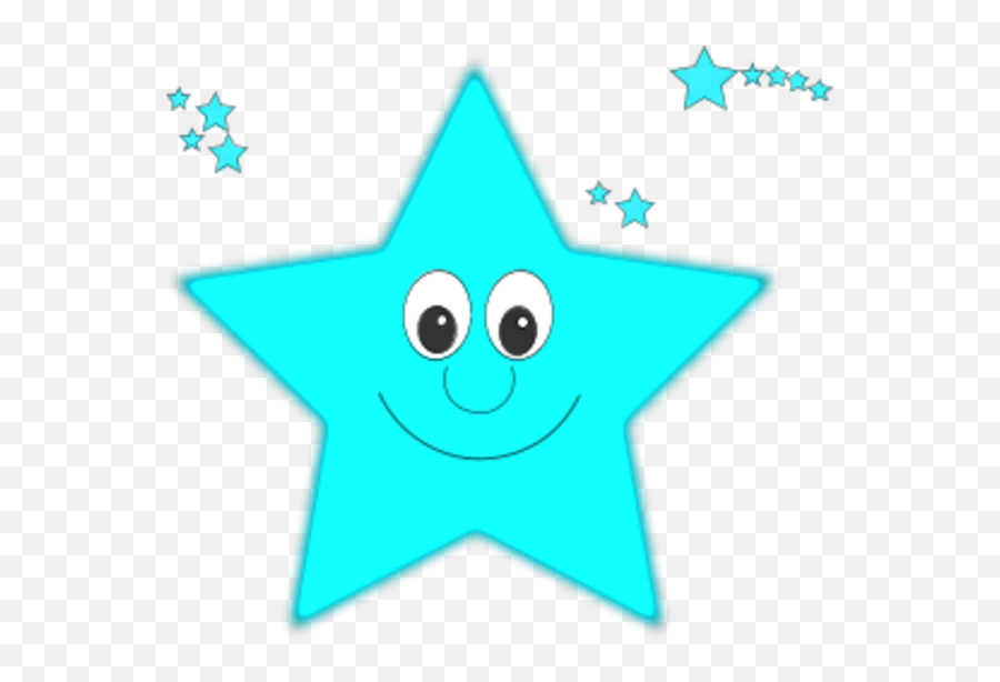 Smiling Star Face Vector Clip Art - Clip Art Star And Smiley Red Star With Smiley Face Emoji,Red With Yellow Star Emoticon