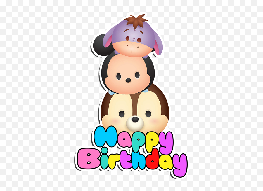 Happy Birthday Tsum Tsum Transparent Cartoon - Jingfm Tsum Tsum Png Hd Emoji,Tsum Tsums Emoji