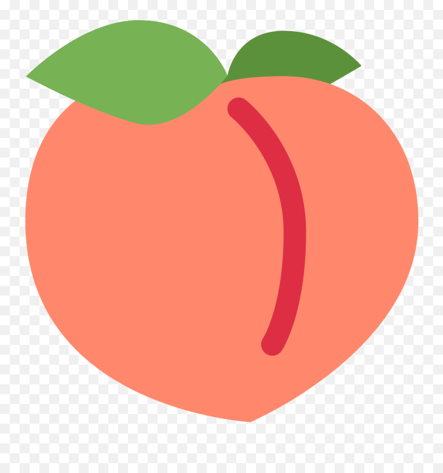 Peach Emoji - Transparent Background Peach Icon,Peach Emoji Png