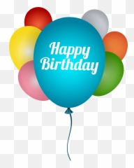 Birthday Balloons Png - Happy Birthday Clip Art Balloon Emoji,Singlehappy Emojis