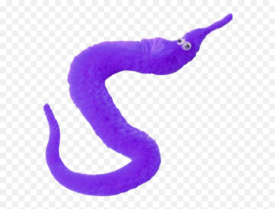 The Most Edited - Purple Worm On A String Emoji,Gusano Emoticon