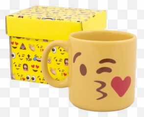 Caneca Emoji Beijinho - Caneca Com Emoji,Carinhas Emoticons Plaquinhas