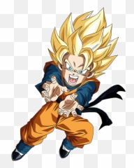 Goten Dragonballz Goku Anime Sticker - Goten And Trunks Dokkan Emoji,Kamehameha Emojis