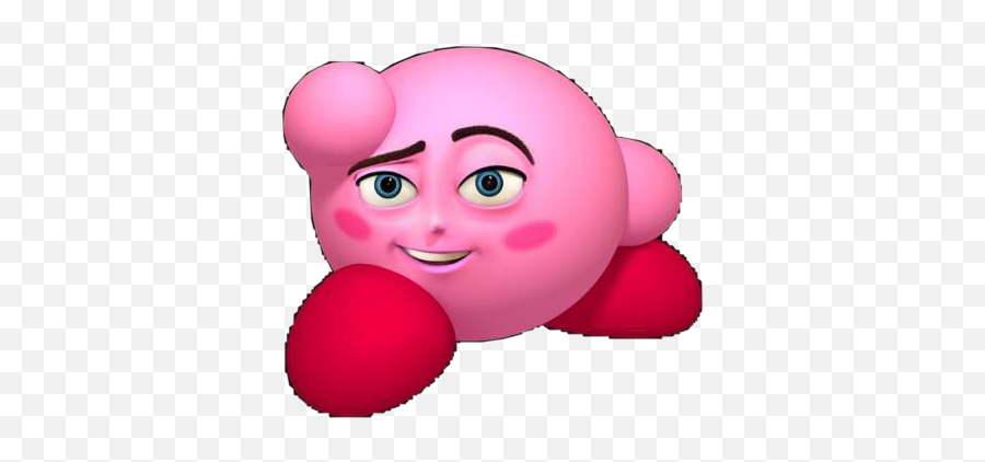 Kirby Pink Spook Why Wut Sticker By Dave Hamilton - Bee Movie Characters Emoji,Kirby Emoticon