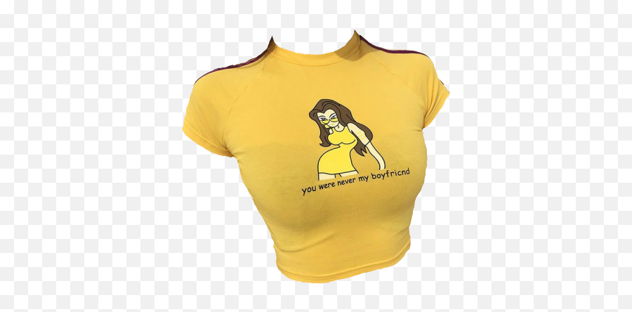 Baddie Aesthetic Yellow Outfits - Aesthetic Crop Top Yellow Shirt Emoji,Yellow Emoji Outfits