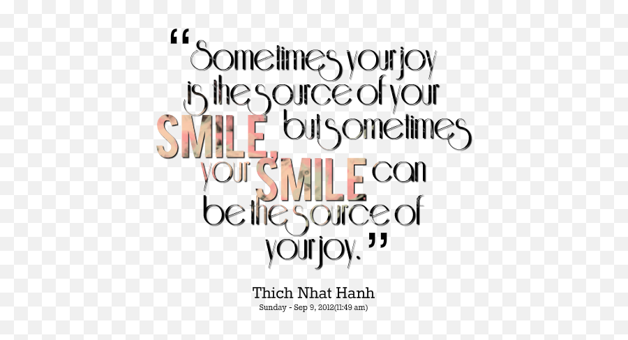 Quotes About Smile And Joy 61 Quotes - Joy And Smile Quotes Emoji,I Wish You A Very Special Nameday! May It Be Filled With Peace, Happiness And Love. Smile Emoticon
