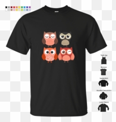 Cartoon Owls With Emotions T - Shirt U2013 Store Emoji,Cartoon Owls With Different Emotions