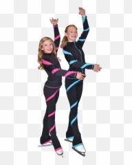 Chloenoel Figure Skating Spiral Outfit - Figure Skating Pants And Figure Skating Jacket Combination Emoji,How To Show More Emotion In Figure Skating