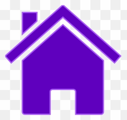 Simple Purple House Png Svg Clip Art For Web - Download Home Clipart Emoji,Golden State Warriors Emoji Keyboard