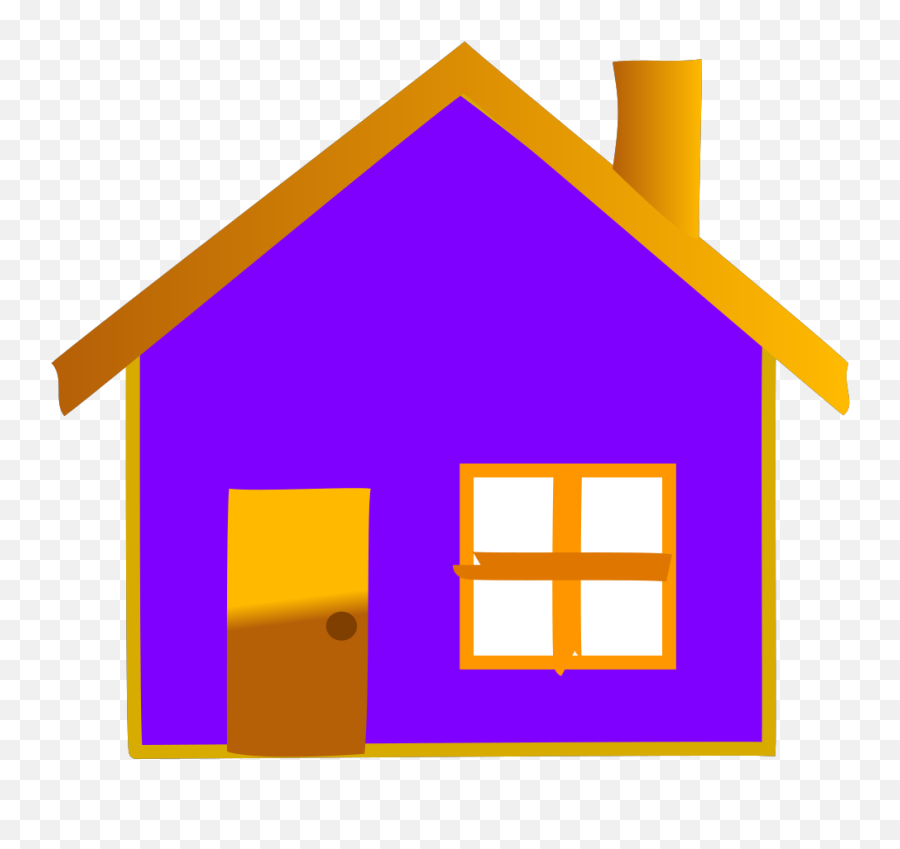 Home Icon 3 Png Svg Clip Art For Web - Download Clip Art Emoji,Purple Building Emoji