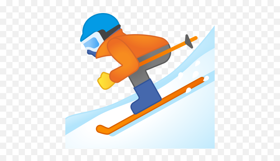 Skier Emoji - Skiing Emoji,Emoji Jump