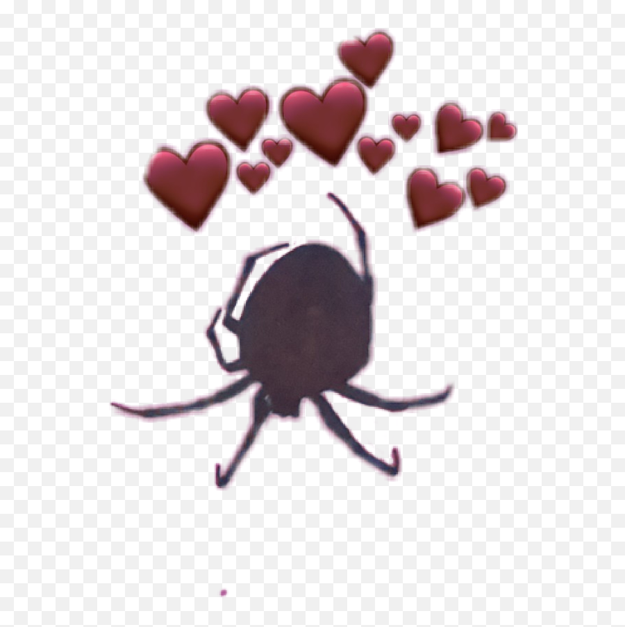 Sprider Spiderweb Spider Red Sticker - Parasitism Emoji,Spider Emoji