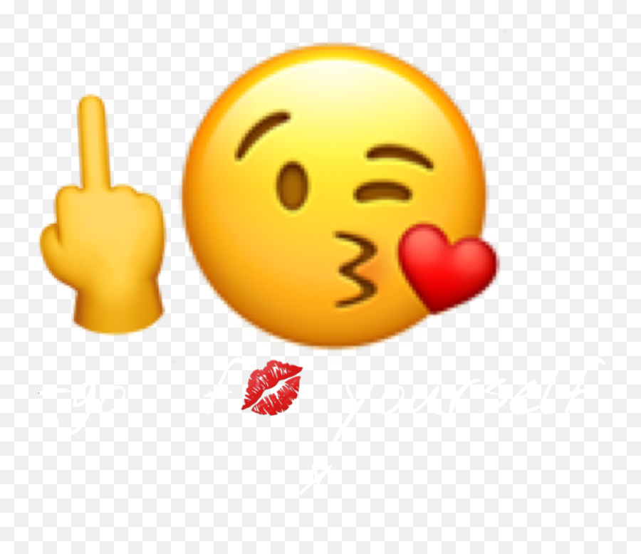 Sass Kiss Emoji Sticker By Iwannakermitsewerslide - Happy,Type Kiss Emoji