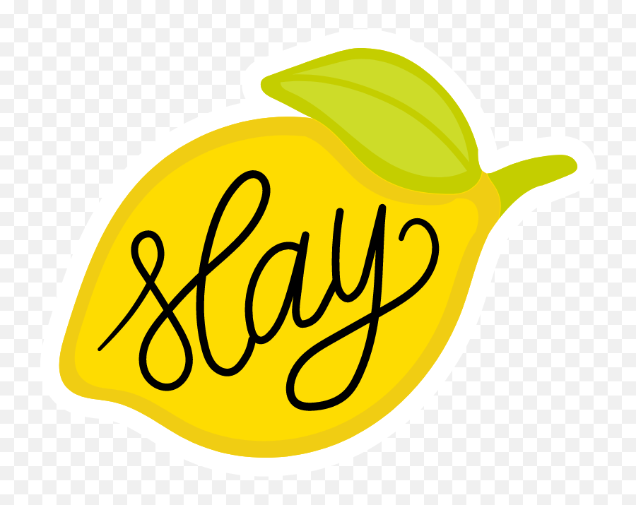 Beyonce Lemon Slay - Beyonce Lemonade Sticker Emoji,Lemon Emoji Sticker