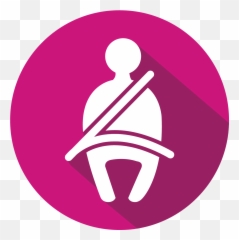 Myself Pink Icon Png Clipart - Circle Emoji,Seatbelt Emoji