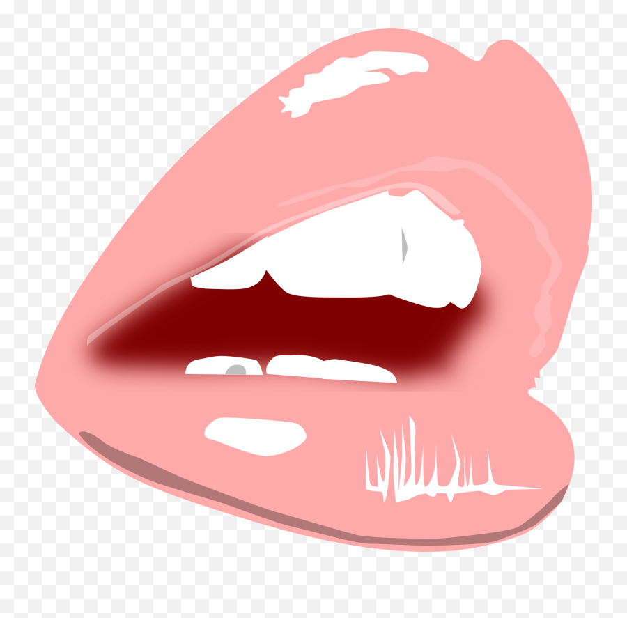 Lip Clipart Kiss The Cook Lip Kiss The Cook Transparent - Lips Drawing Png Emoji,Biting Lip Emoji