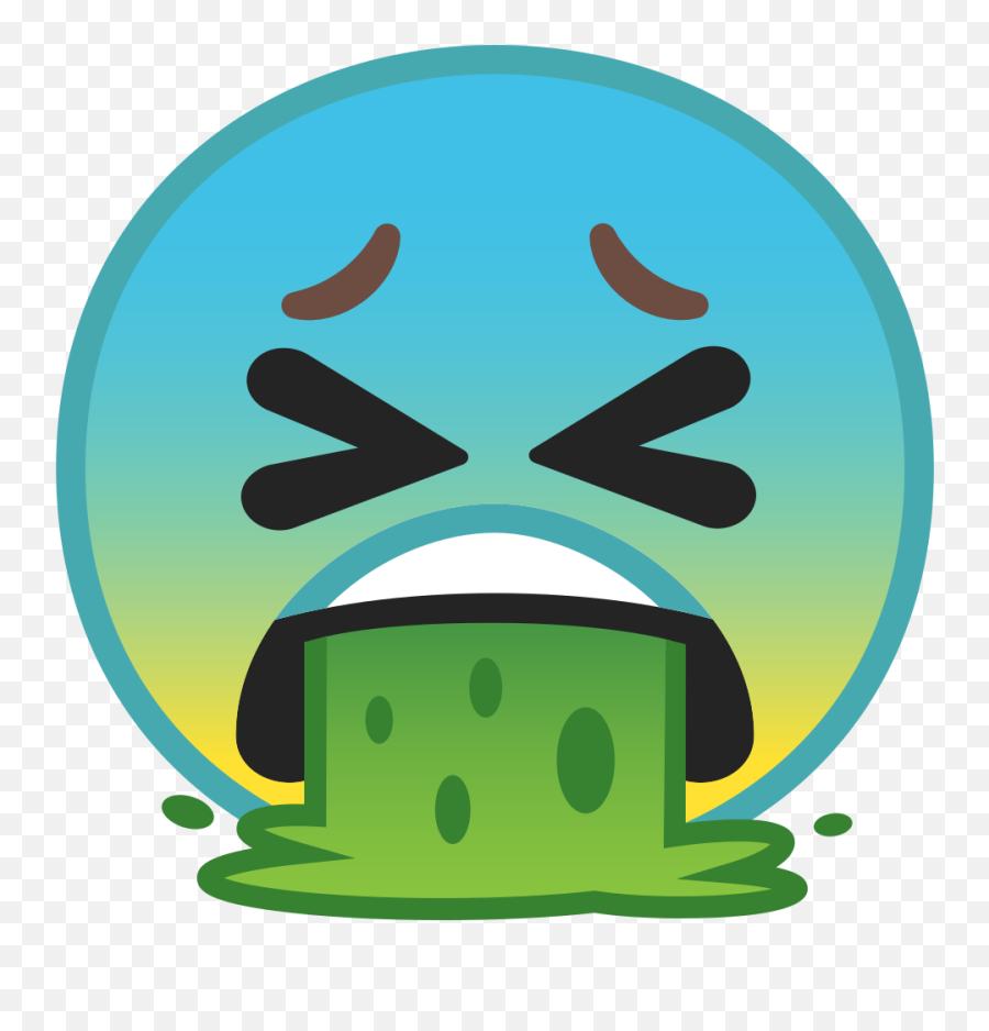 Face Vomiting Emoji - Vomiting Icon,Puking Emoji