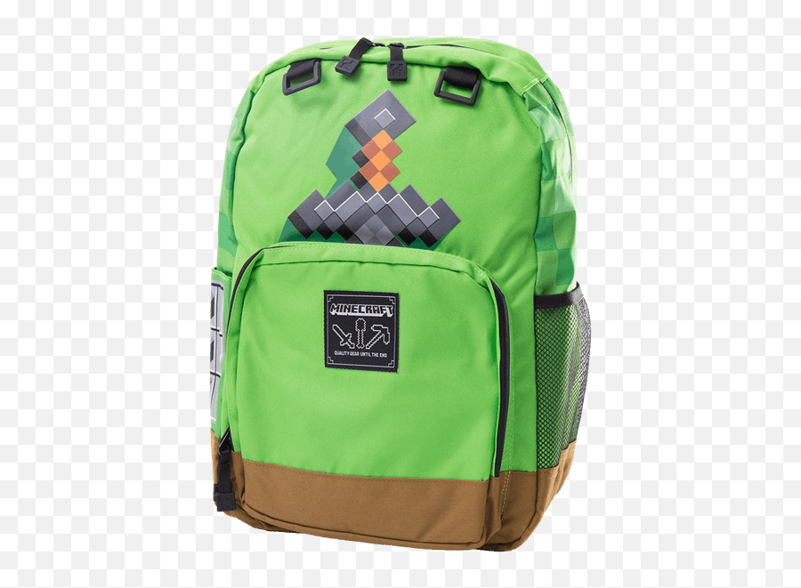 Minecraft Backpack Green - Hiking Equipment Emoji,Emoji Rucksack