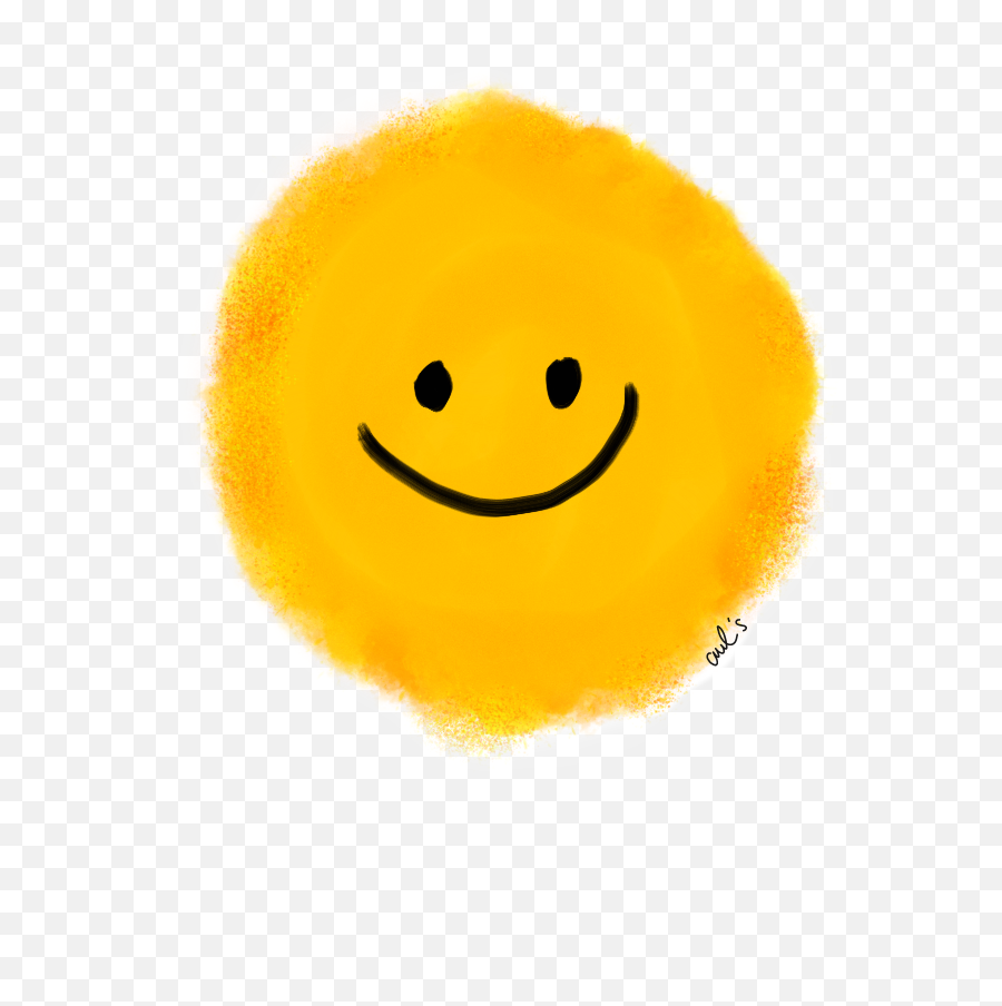 Smile Yellow Emoticon Sticker - Happy Emoji,Emoticon S