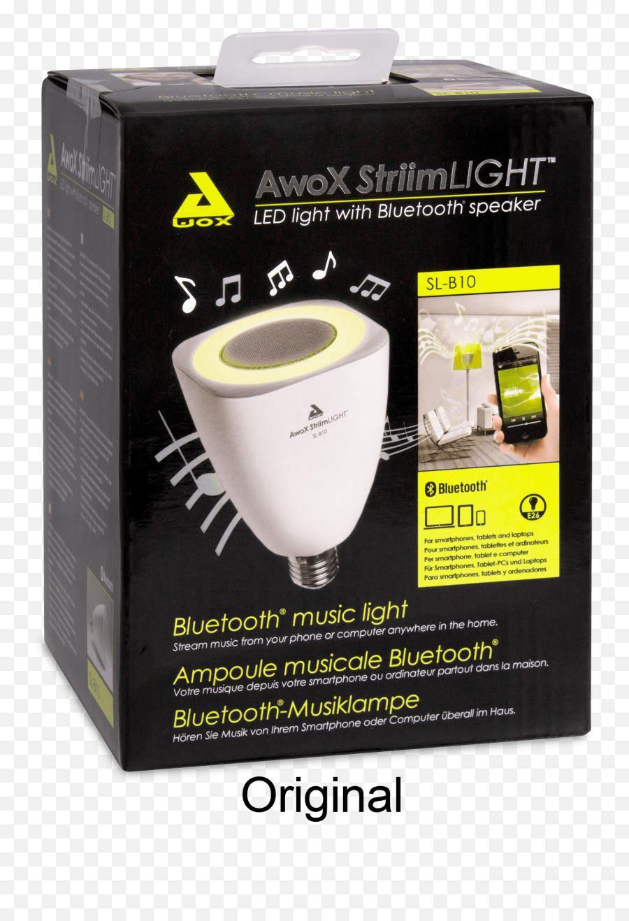 Awox Striimlight Bluetooth Led Speaker Light - Awox Striimlight Emoji,That Is Enuff!! Emoticon