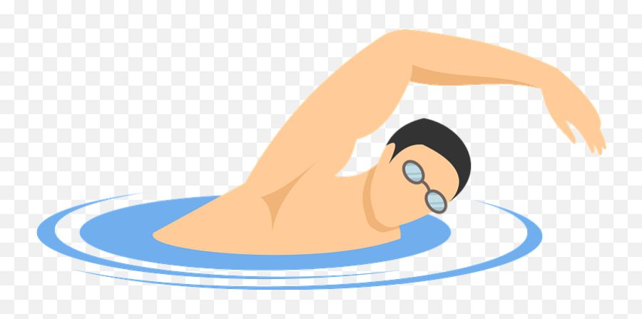 Swimmer Clipart - For Swimming Emoji,Female Swimmer Emoji Yellow