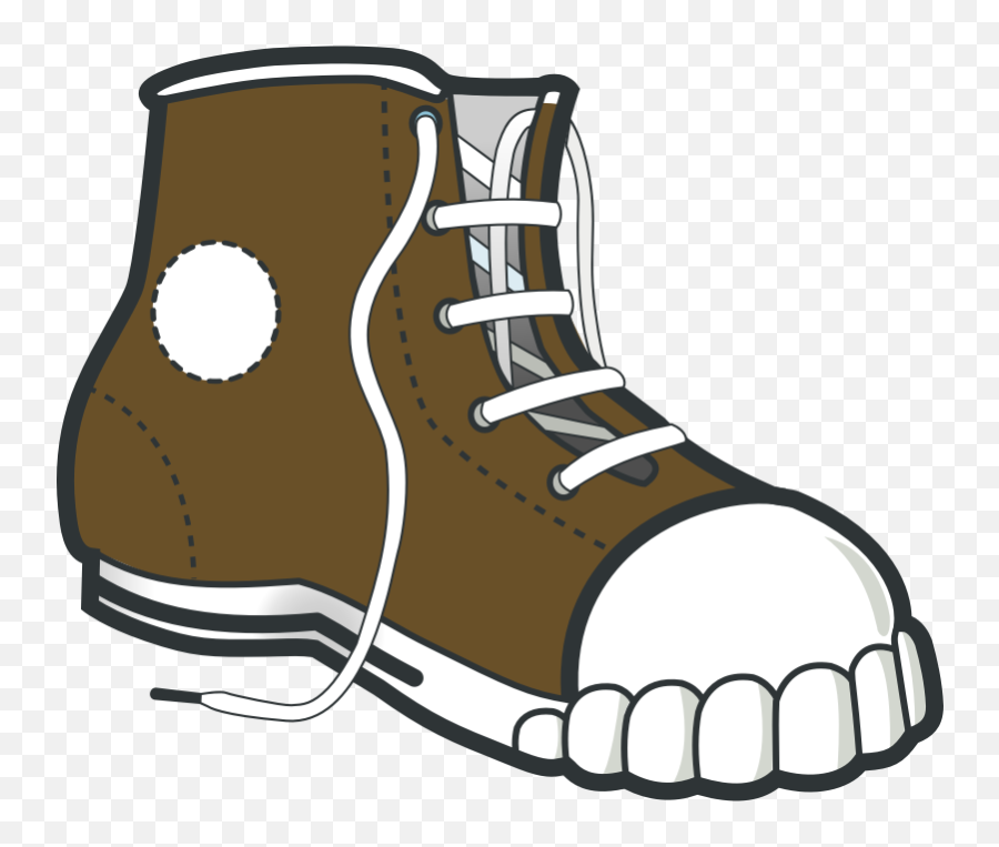 Sneaker Free To Use Clip Art - Clipartix Gambar Sepatu Kartun Png Emoji,Girls Emoji Sneakers