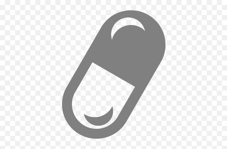 Gray Pill 2 Icon - Black Pill Icon Png Emoji,White Pill Emoticon