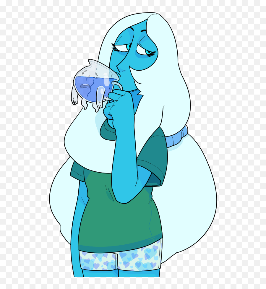 Blue Diamond Drinking Blue Kool - Steven Universe Blue Diamond Clothes Emoji,What Your Favorite Kool Aid Emoji