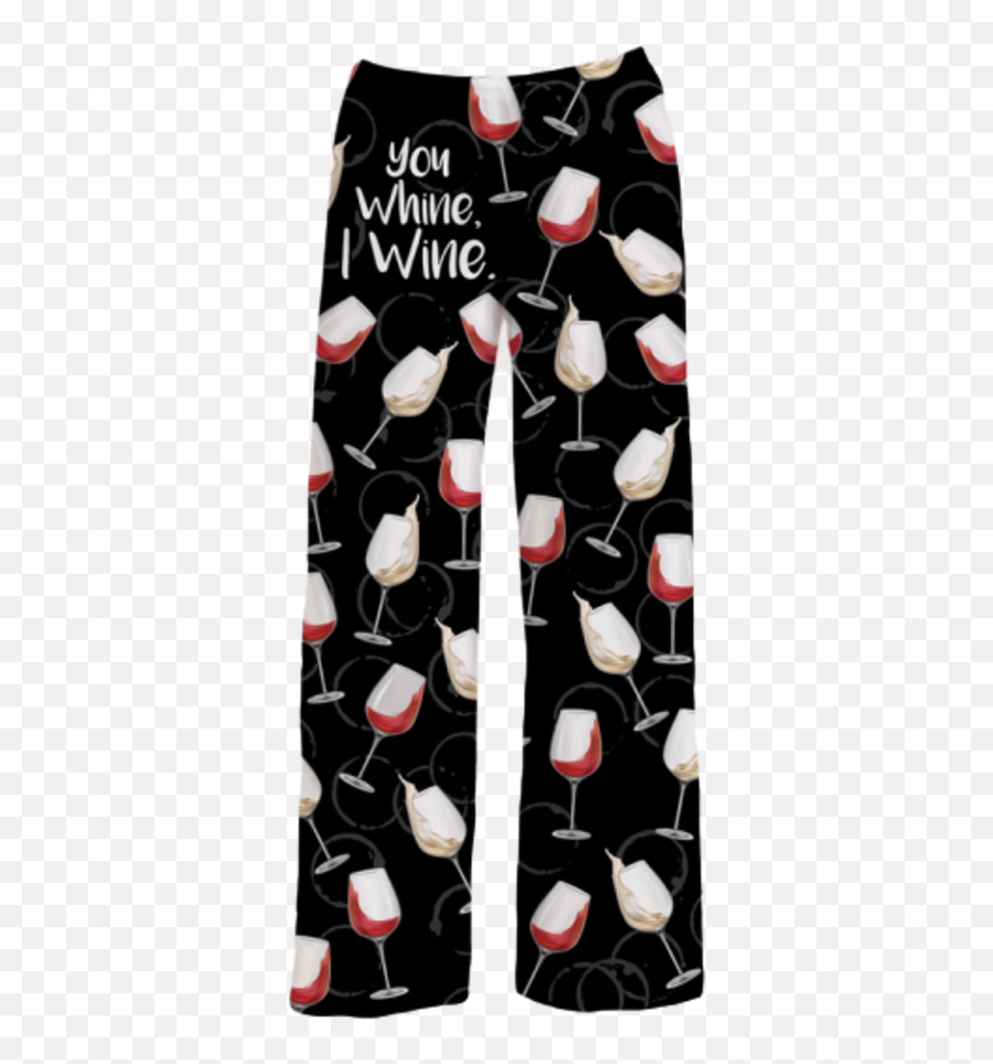 You Whine I Wine Pajama Pants - Sweatpants Emoji,Soft Pj Pants Emojis