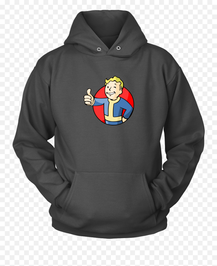 Download Hd Fallout Vault Boy Thumbs Up - Catch Up With Jesus Hoodie Emoji,Fall Out Boy Emoji Shirt