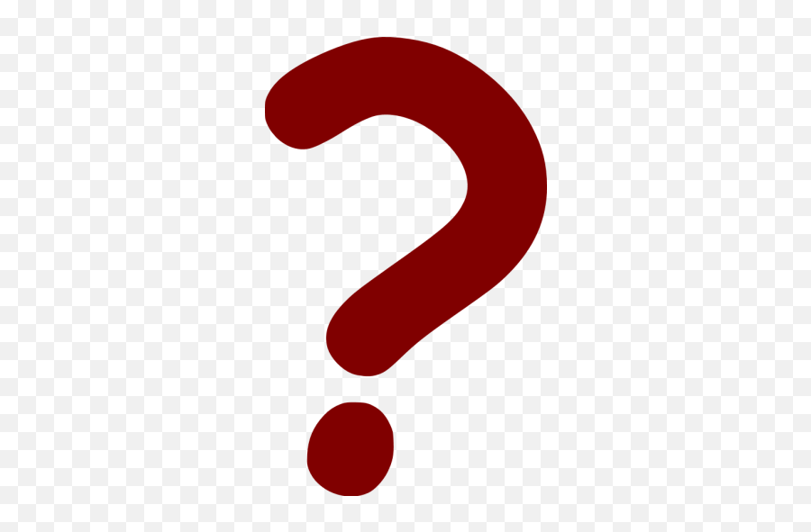 Maroon Question Mark 2 Icon - Question Mark Grey Icon Emoji,Maron Emoticon