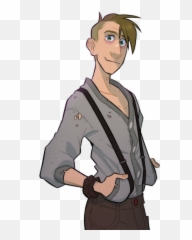 Download Buttons Wore Nothing But His Oversized Grey - Fictional Character Emoji,Emoji Cardigan